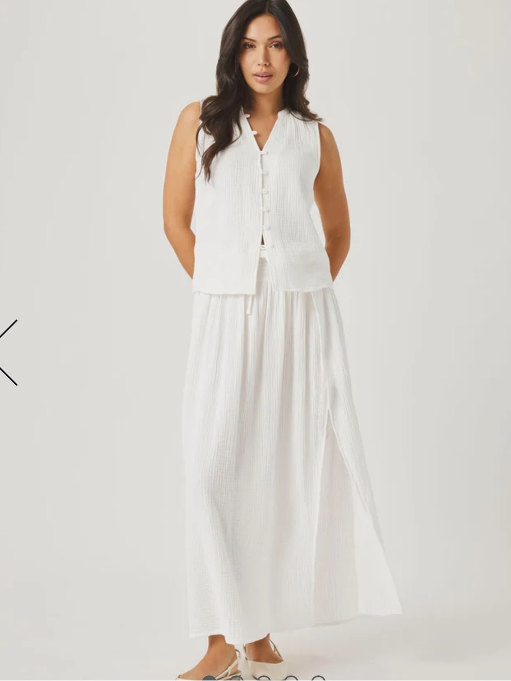 Splendid’s Ave Gauze Maxi Skirt XS